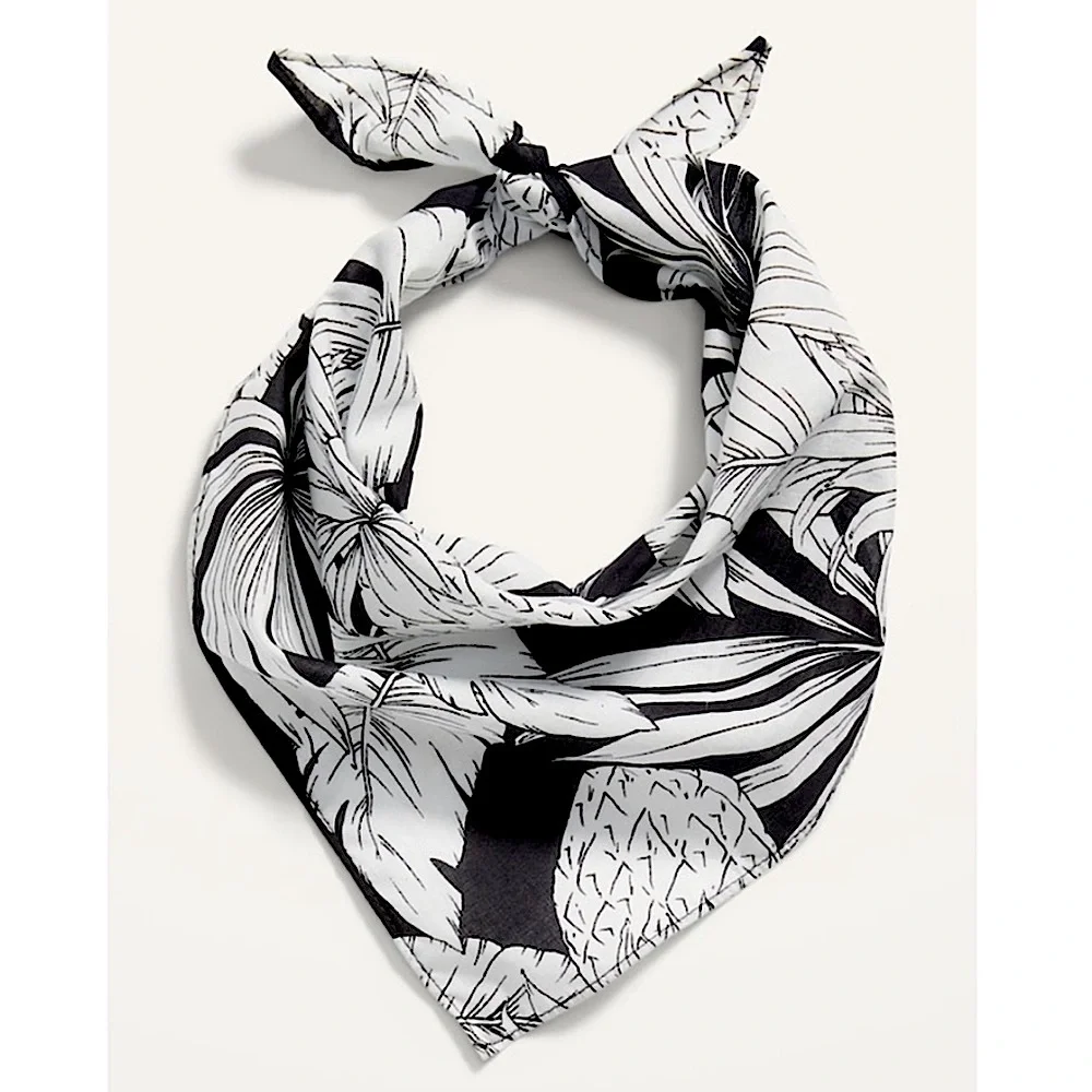 3/$15 🌸 Old Navy Dog Bandana Tropical Palm Leaf Pineapple Print
